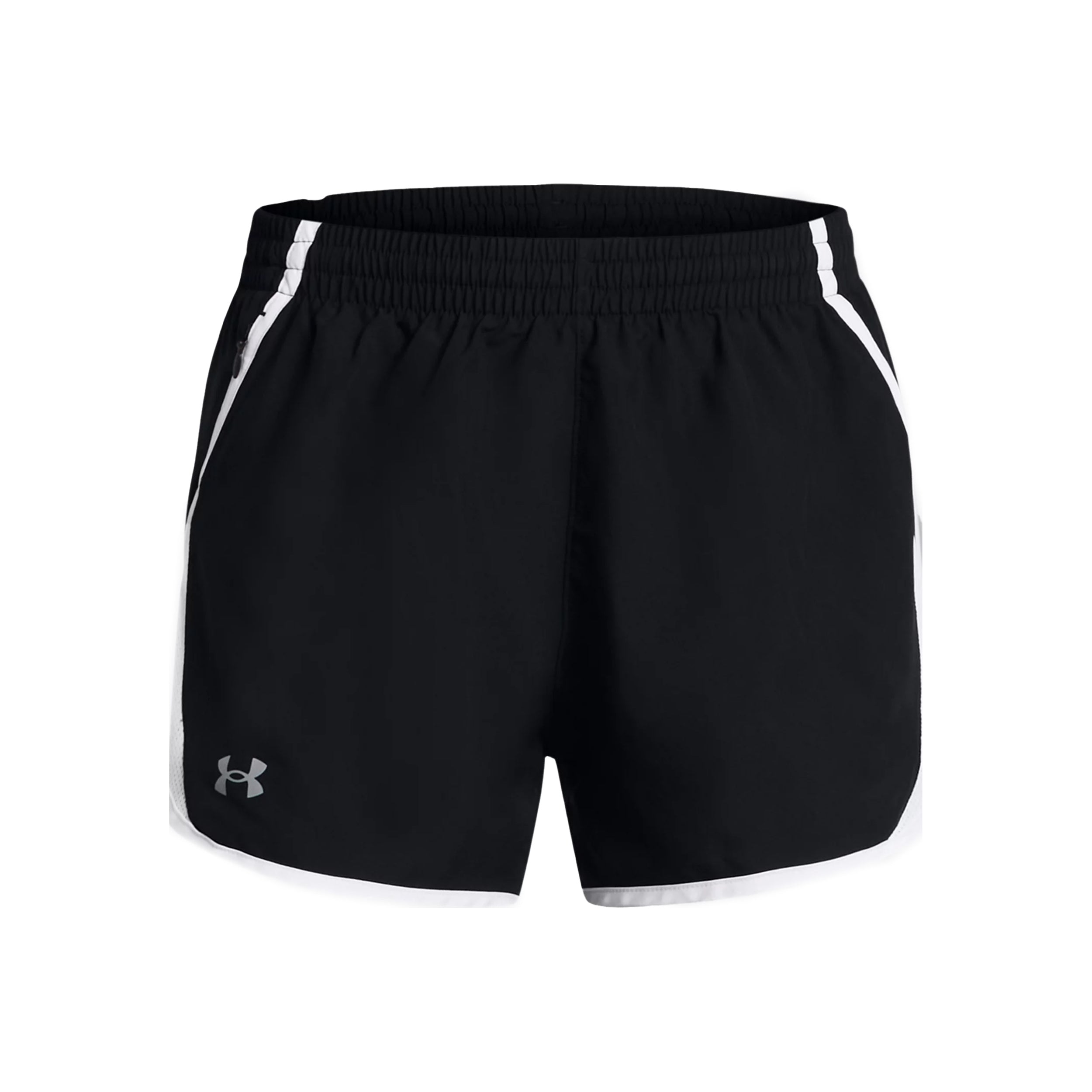 Under Armour Fly By 3in Hardloopshorts Dames - zwart, wit